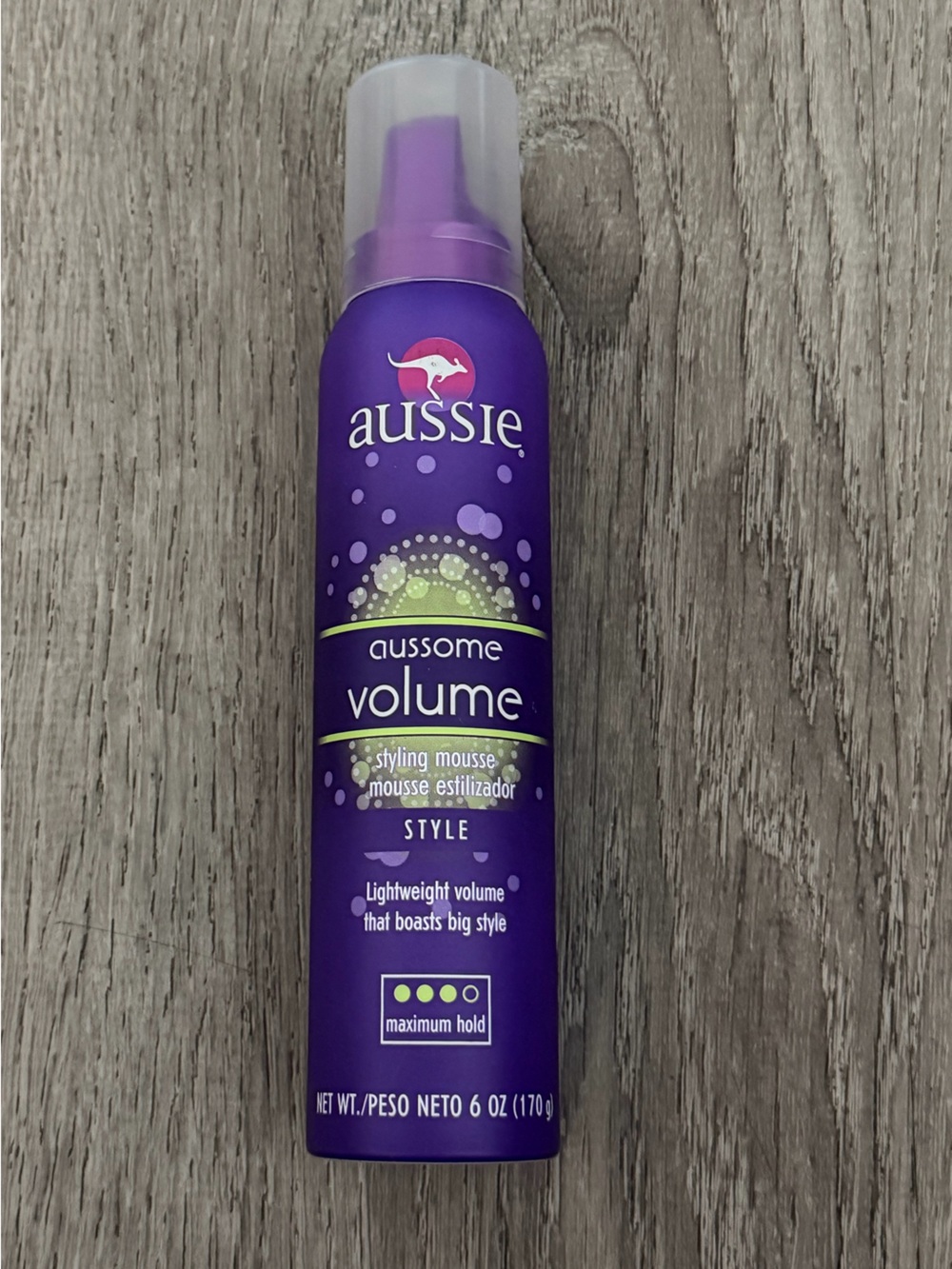 Aussome Volume Styling Mousse - Purple